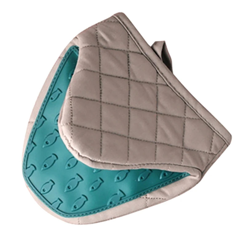 Silicone Anti-scalding Oven Gloves Mitts Potholder Kitchen Silicone Gloves Tray Dish Bowl Holder Baking Hand Clip