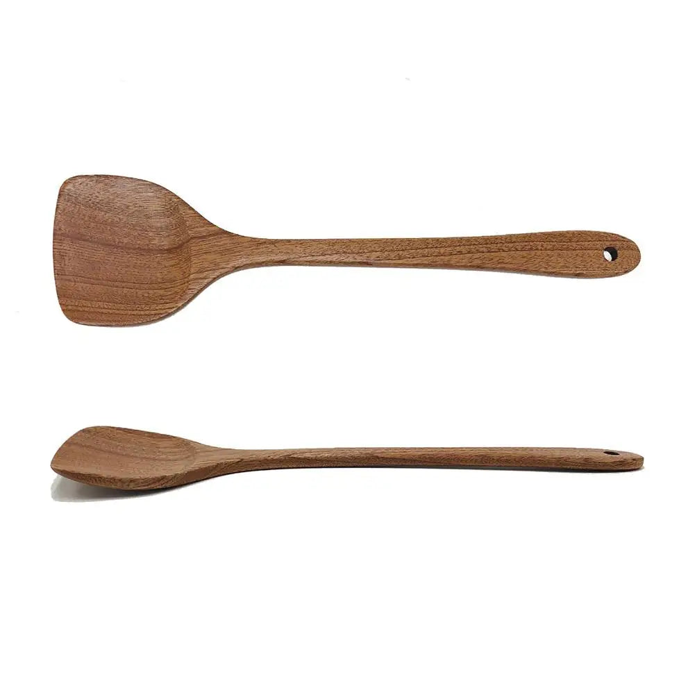 Walnut Wooden Kitchenware Long Handle Rice Scoop Tableware Heat Resistant Kitchen Tableware Tools For Cooking Eating