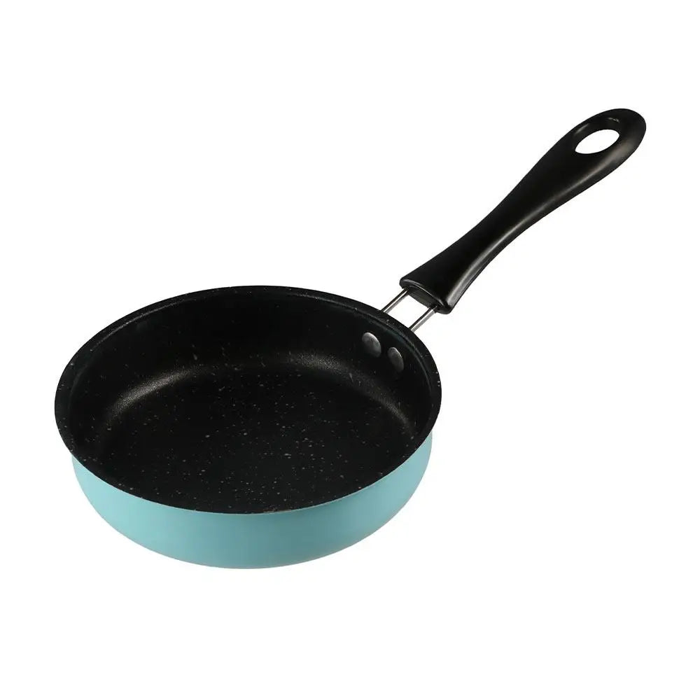 12cm Mini Non-stick Pan with Anti-stick Coating Professional Fry Egg Pan Lightweight Long Handle Omelette Pot Pancake