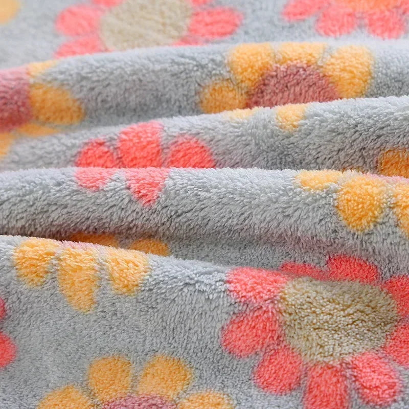 1-10Pcs 30X30CM Kitchen Cleaning Cloths Soft Absorbent Dishcloth Coral Sunflower Wiping Towel Rags Household Cleaning Cloth