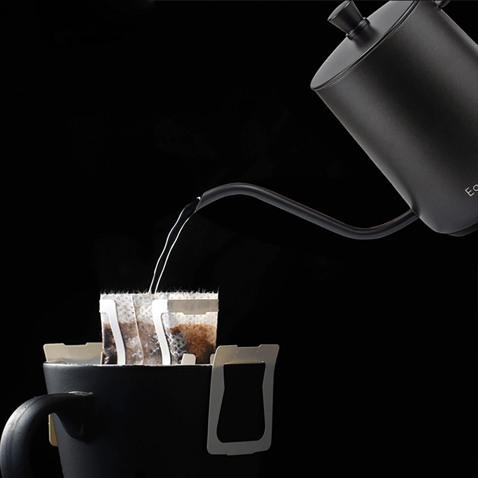 Easyworkz Gooseneck Pour Over Coffee Kettle 30 FL OZ / 900 ML Stainless Steel Hand Drip Coffee Pot with Long Narrow Spout