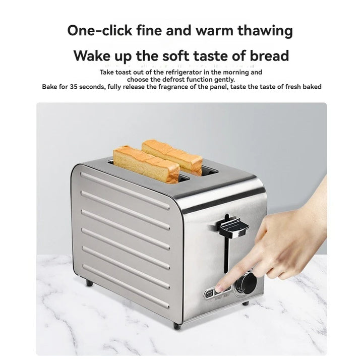 Commercial Stainless Steel Toaster 2/4/6 Slice Automatic Bread Machine Sandwich Maker for Restaurant Cafe
