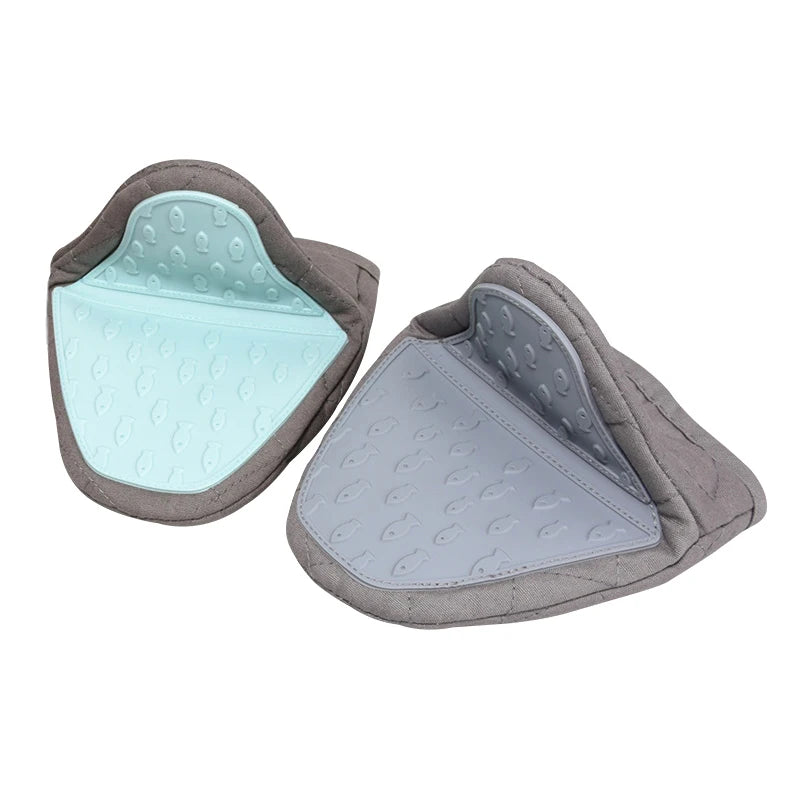 Silicone Anti-scalding Oven Gloves Mitts Potholder Kitchen Silicone Gloves Tray Dish Bowl Holder Baking Oven Glove Hand Clip