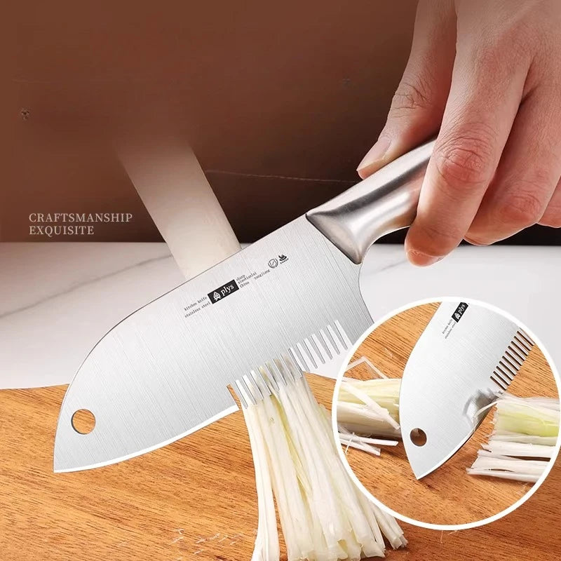 New Stainless Steel Onion Cutter Shredder Slicer Multifunctional Tool for Green Onion Chopping Grating Practical Kitchen Tools