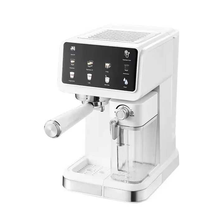 220V Touch Screen Coffee Machine for Home 20Bar Espresso Maker with Milk Frother Automatic Coffee Brewer Energy Saving