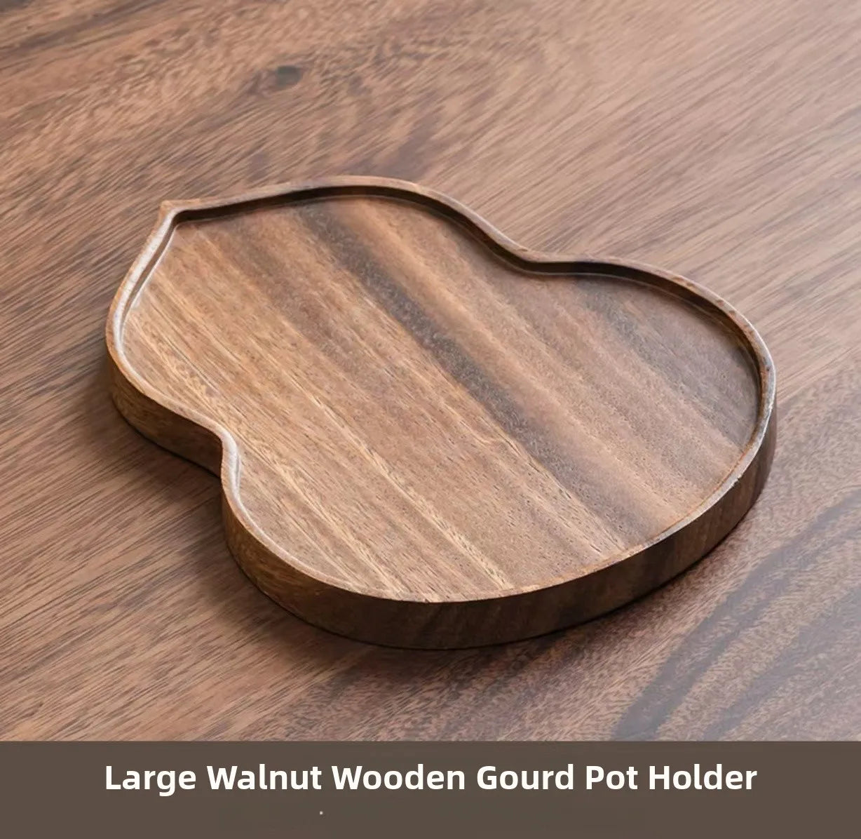 Chinese Style Walnut Wood Tea Tray Serving Plate Home Use  Wood Dry Pounding Table Tea Board Storage Wooden Tea Table Sn...