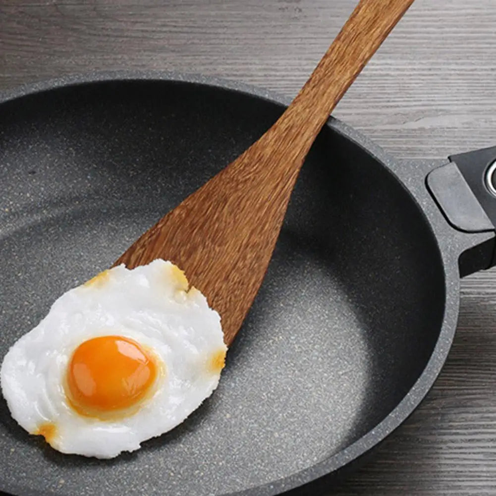 Walnut Wooden Kitchenware Long Handle Rice Scoop Tableware Heat Resistant Kitchen Tableware Tools For Cooking Eating