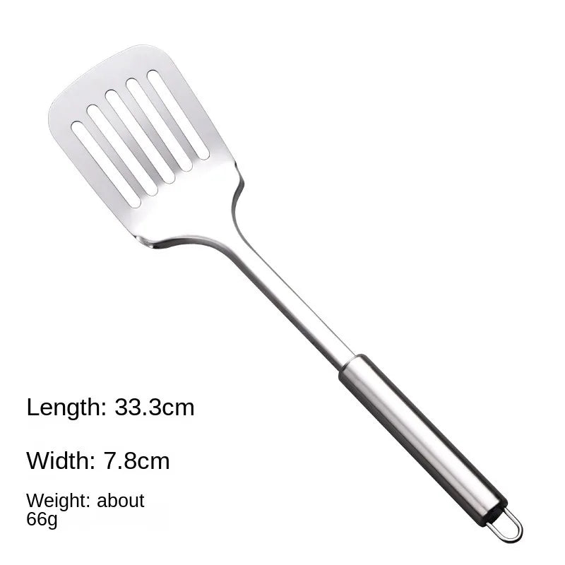 Durable Stainless Steel Wok Spatula Long Handle Kitchen Gadgets Kitchen Cooking Utensil Set Rice Spoon Ladle Cooking Tools