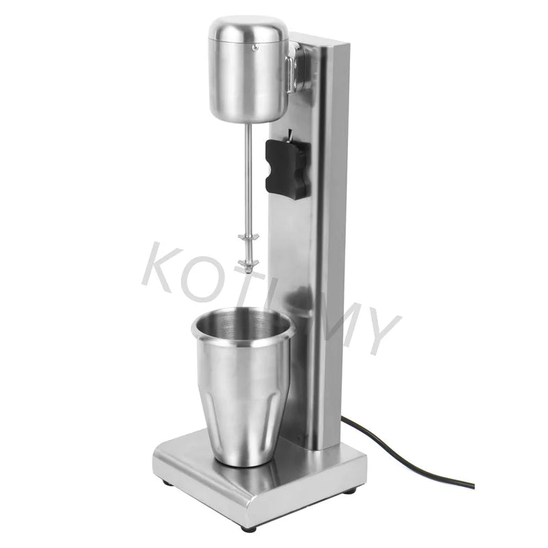 Stainless Steel Milkshake Machine Compact Electric Mixer For Home Kitchen Making Milkshake Smoothie Daily Drink Blending Equipme