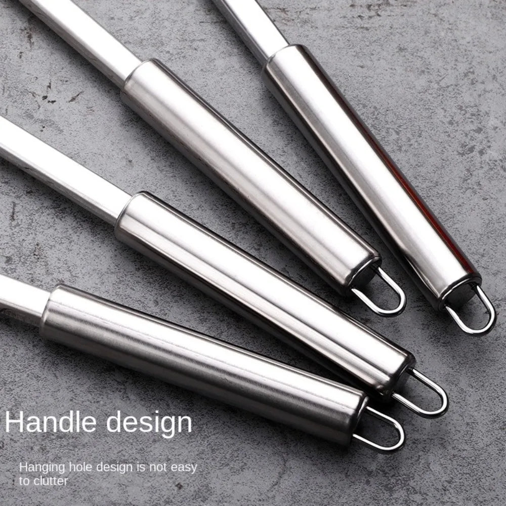 Durable Stainless Steel Wok Spatula Long Handle Kitchen Gadgets Kitchen Cooking Utensil Set Rice Spoon Ladle Cooking Tools