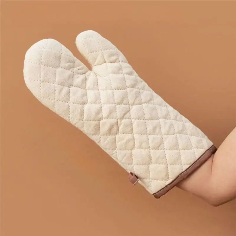 A25F-Oven Mitts, Heat-Resistant 200°C, For Kitchens & Microwave