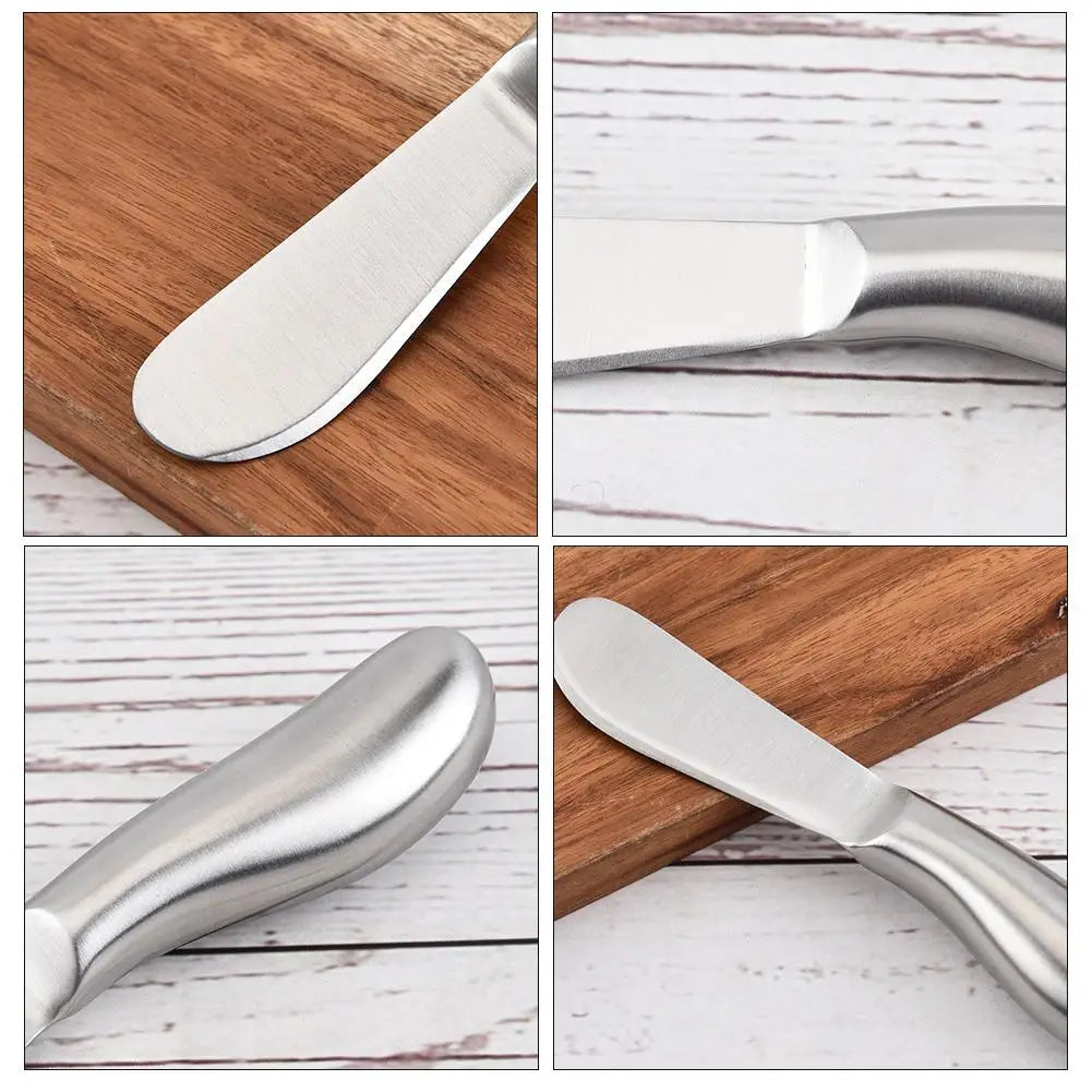 Cheese Spreader Knives, Stainless Steel Butter Knife, for Cake Cheese Cold Butter Jam Cream Pastry, Kitchen Gadgets