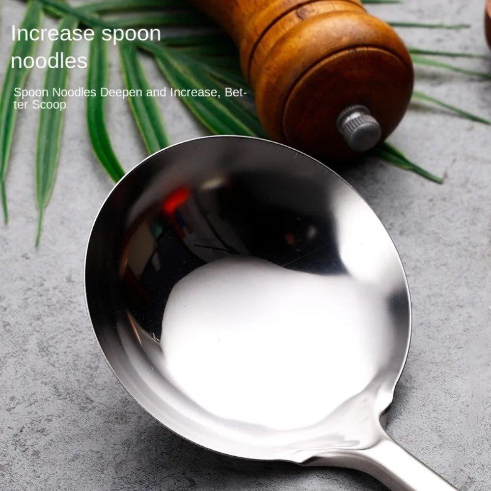 Durable Stainless Steel Wok Spatula Long Handle Kitchen Gadgets Kitchen Cooking Utensil Set Rice Spoon Ladle Cooking Tools