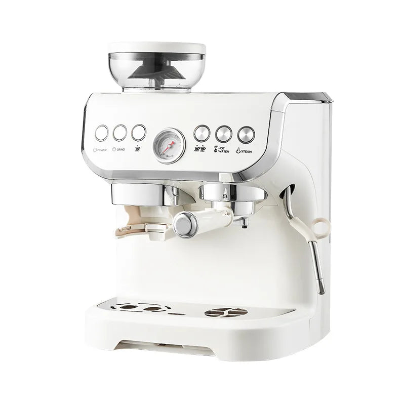 Electric Coffee Grinder&Maker Machine-20Bar Pressure, Built-in Burr Grinder, Programmable Brewing, for Espresso/Latte/Cappucino
