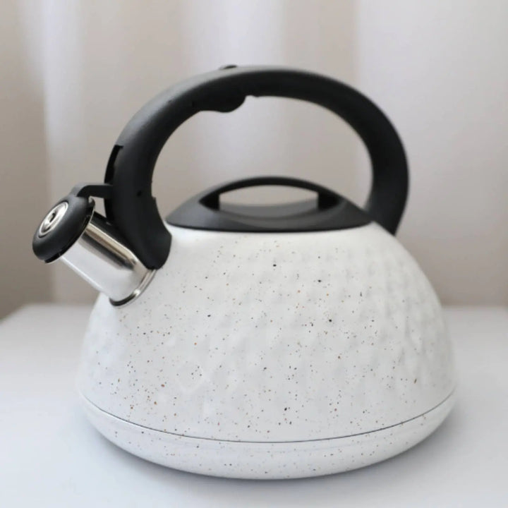 Stainless Steel Whistling Kettle Rust Proof Whistling Tea Kettle Household Cookware Fast Boiling Chemical-Free Safe