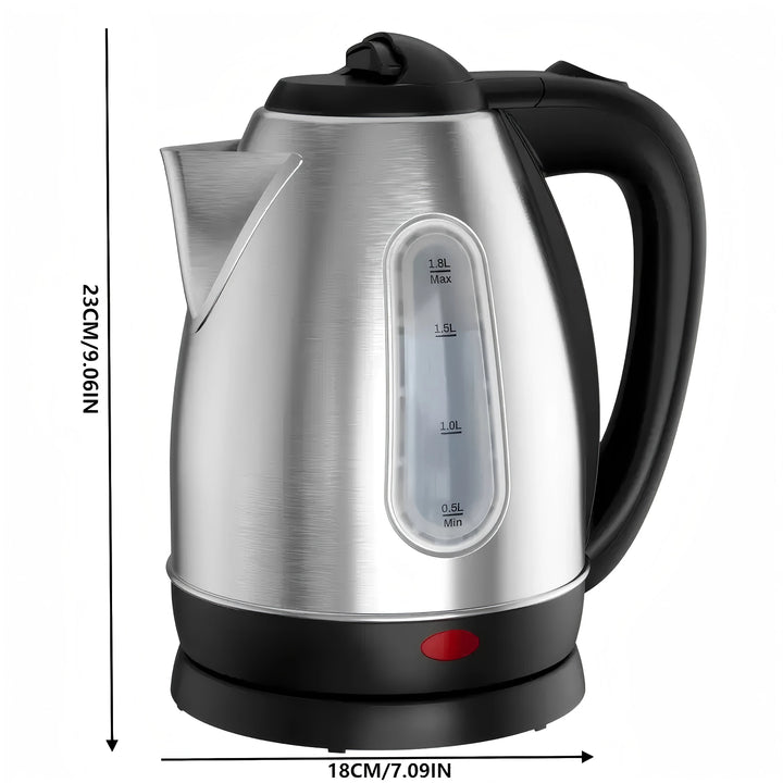 Electric Kettle, 1.8L Tea Kettle With LED Indicator, Auto Shut-Off and Boil-Dry Protection, Stainless Steel, 2200W