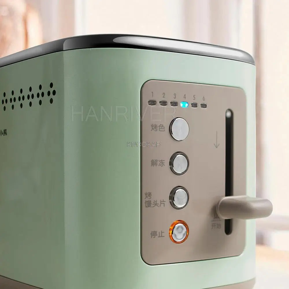 220V Household Electric Toaster Machine Automatic Multifunction Bread Baking Furnace For Breakfast Metal Body EU/AU/UK