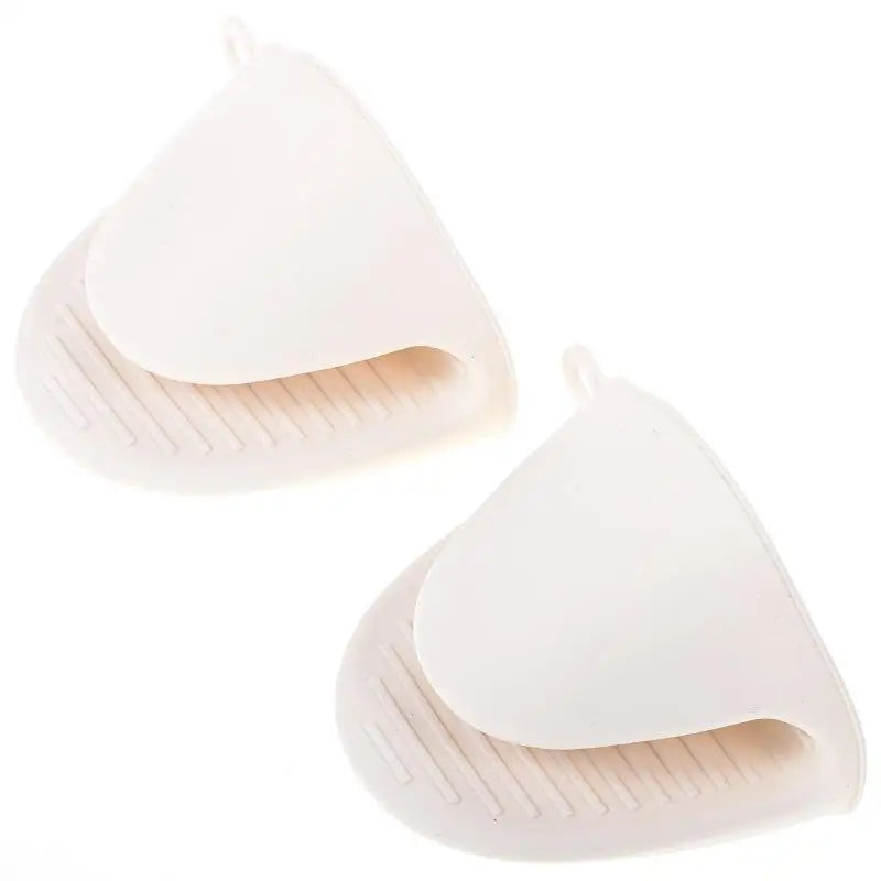 【No】2 Pcs Silicone Oven Mitts - Heat Resistant Anti-Scald Non-Slip Gloves For Cooking Baking & Pot Handling