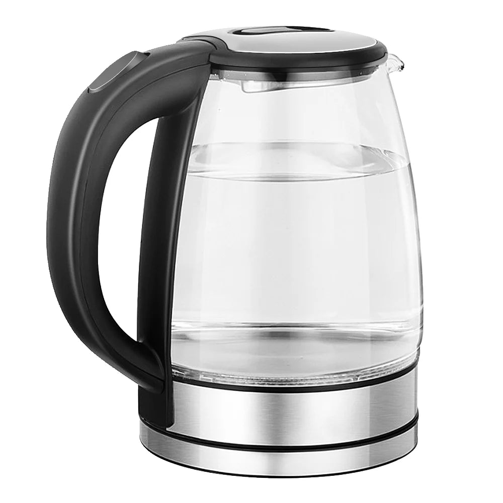 220V 1.8L Electric Kettle Glass Tea Kettle Water Boiler Home Kitchen water heater,Dry Boiling Protection