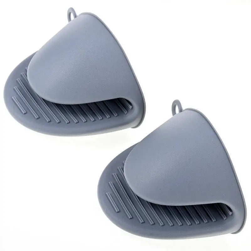 【No】2 Pcs Silicone Oven Mitts - Heat Resistant Anti-Scald Non-Slip Gloves For Cooking Baking & Pot Handling