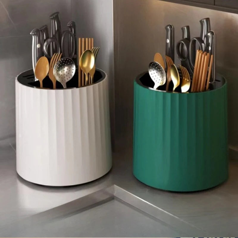 Knife Set Kitchen Knife Cutting Board 2-in-1 Kitchenware Household Kitchenware Rotary Knife Holder