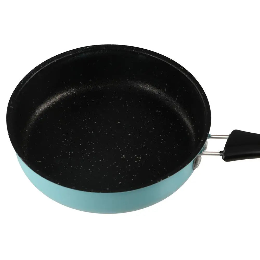 12cm Mini Non-stick Pan with Anti-stick Coating Professional Fry Egg Pan Lightweight Long Handle Omelette Pot Pancake