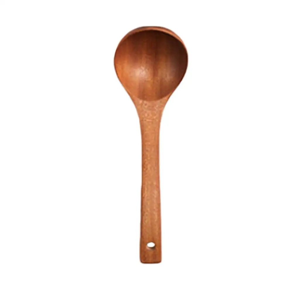 Walnut Wooden Kitchenware Long Handle Rice Scoop Tableware Heat Resistant Kitchen Tableware Tools For Cooking Eating