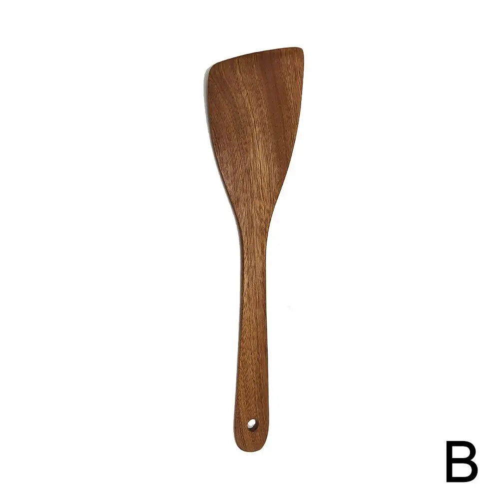 Walnut Wooden Kitchenware Long Handle Rice Scoop Tableware Heat Resistant Kitchen Tableware Tools For Cooking Eating