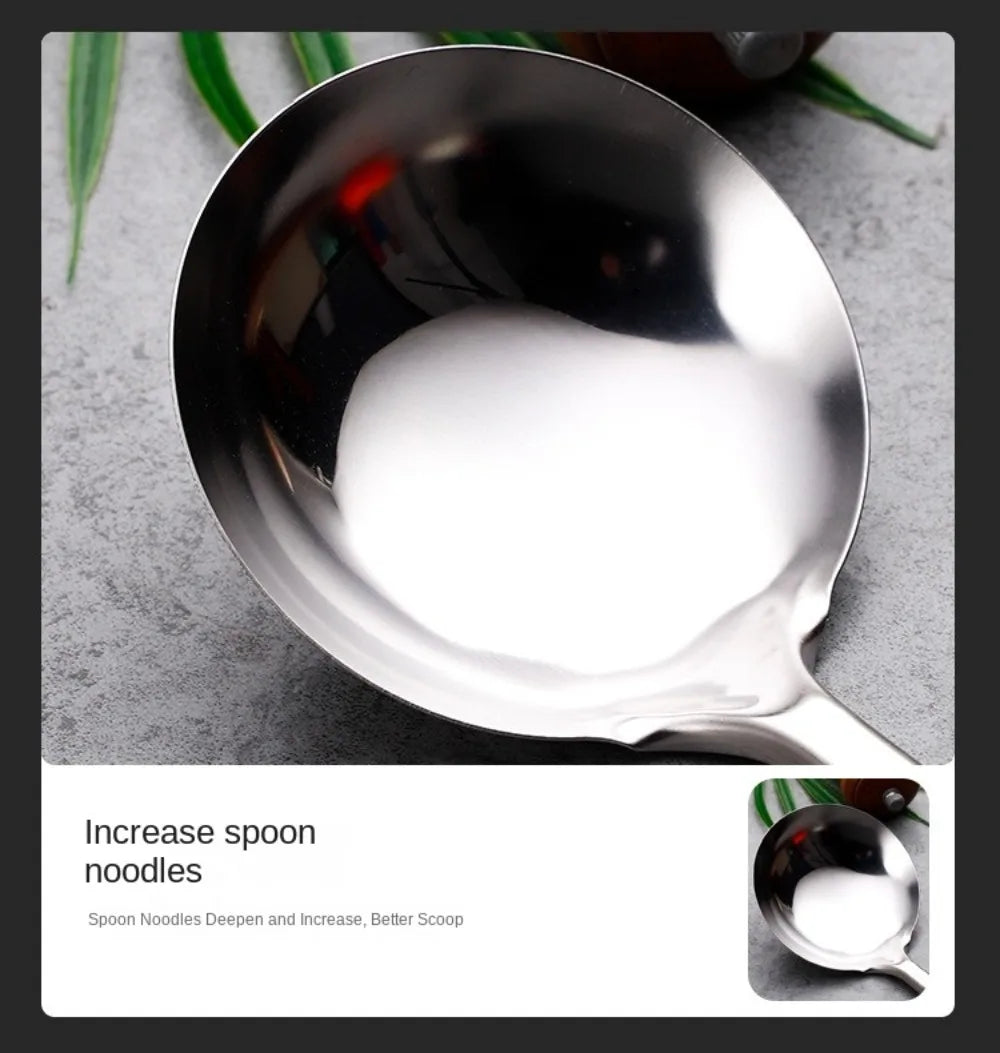 Durable Stainless Steel Wok Spatula Long Handle Kitchen Gadgets Kitchen Cooking Utensil Set Rice Spoon Ladle Cooking Tools
