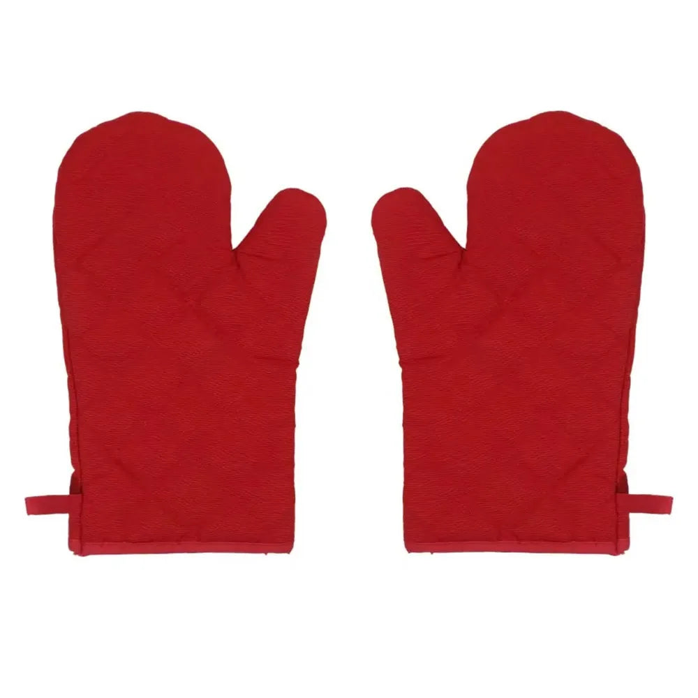 Single Microwave Oven Gloves Multi-color Kitchen Cooking Baking Mitts Pot Pad Heat Proof Protected High Temperature Resistant