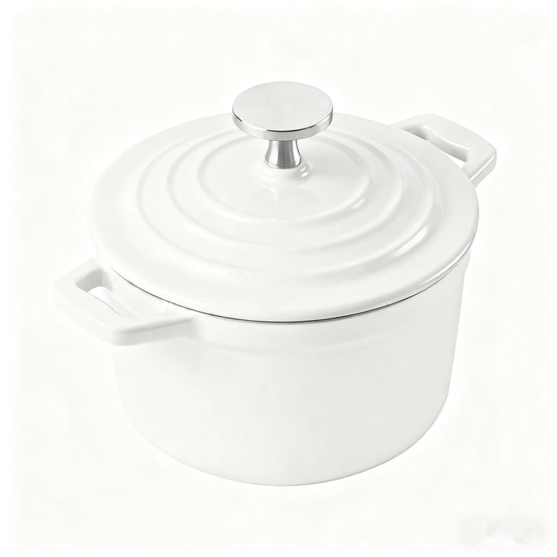 Enameled Mini Cast Iron Dutch Oven 1.5 Quart for Cooking Bake Bread Cast Iron Pot Casserole Dish Heavy Milk Pot Kitchen Stew Pot