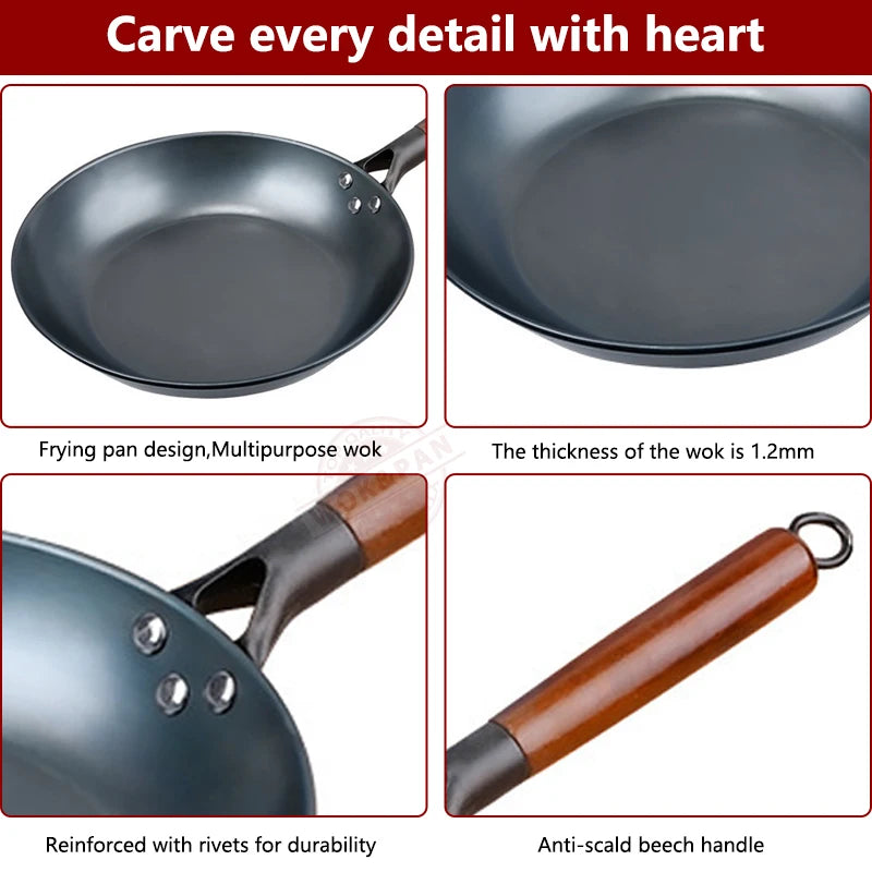 Nonstick Frying Pan 26-32cm Removable handle  Dishwasher and Oven-Safe Induction Ready Compatible with All Cooktops