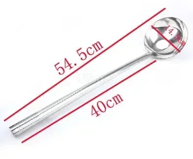 big long spatula shovel chef cooking cocina utensilios blade Kitchen Utensil Wooden Handle Stainless Steel Turner Soup Spoon wok