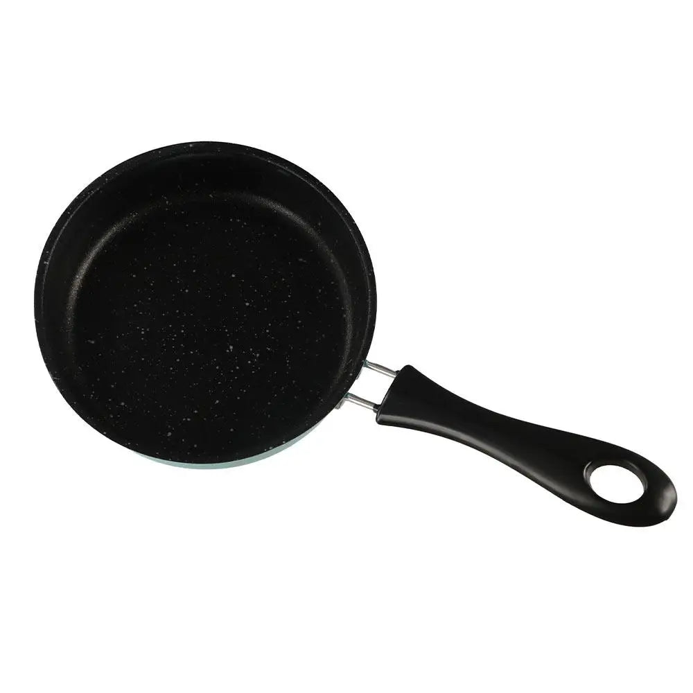 12cm Mini Non-stick Pan with Anti-stick Coating Professional Fry Egg Pan Lightweight Long Handle Omelette Pot Pancake