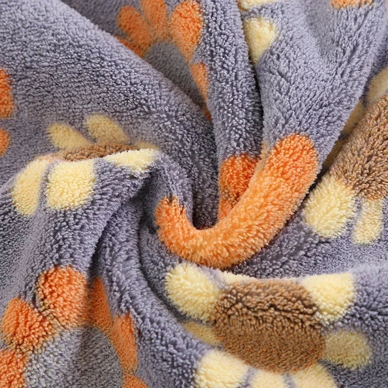 1-10Pcs 30X30CM Kitchen Cleaning Cloths Soft Absorbent Dishcloth Coral Sunflower Wiping Towel Rags Household Cleaning Cloth