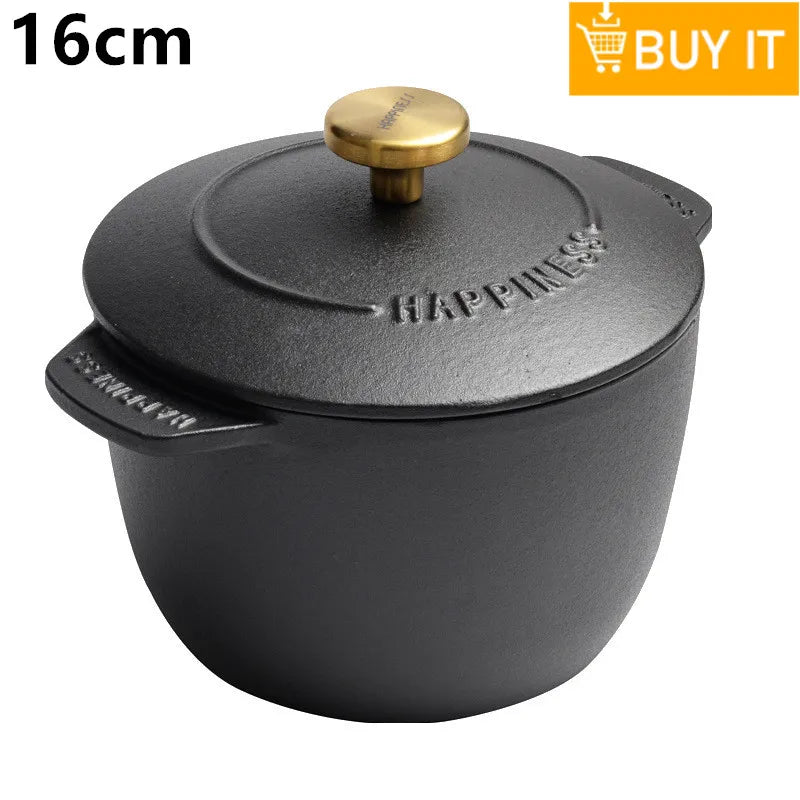 25cm Enameled Cast Iron Dutch Oven 4 Quart Heavy Casserole Dish For Sourdough Bread Baking And Stew Kitchen Nonstick Braised Pot
