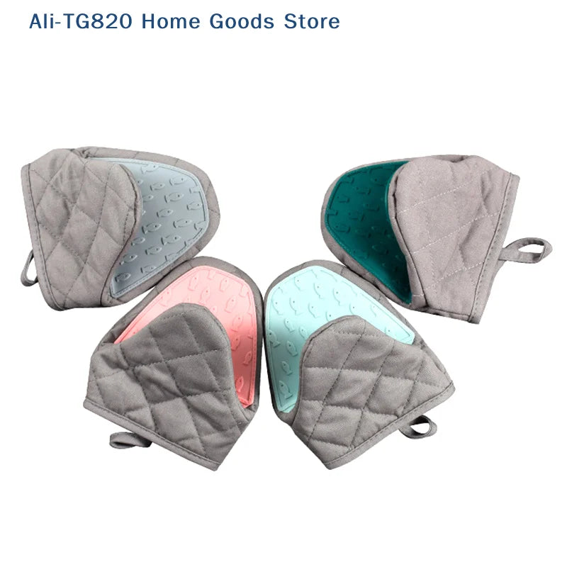Silicone Anti-scalding Oven Gloves Mitts Potholder Kitchen Silicone Gloves Tray Dish Bowl Holder Baking Oven Glove Hand Clip