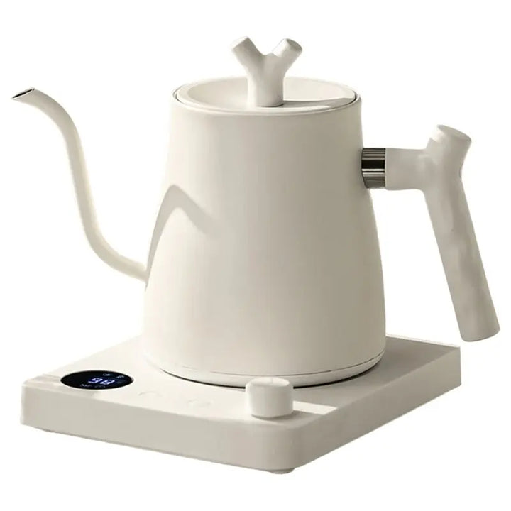 【NEW A39M】 Gooseneck Kettle 1000Ml Electric Coffee Pot 304 Stainless Steel Intelligent Temperature Control LED Display EU Plug F