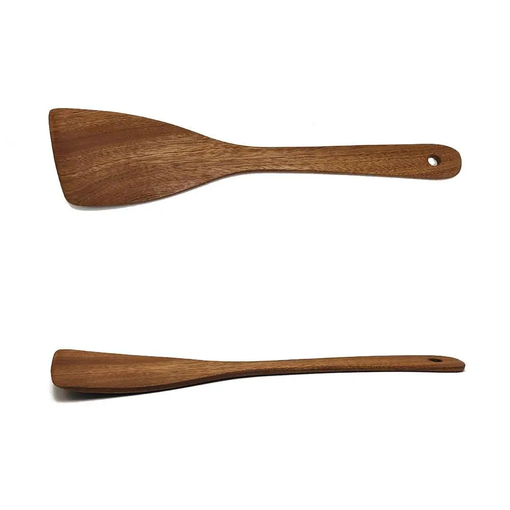 Walnut Wooden Kitchenware Long Handle Rice Scoop Tableware Heat Resistant Kitchen Tableware Tools For Cooking Eating