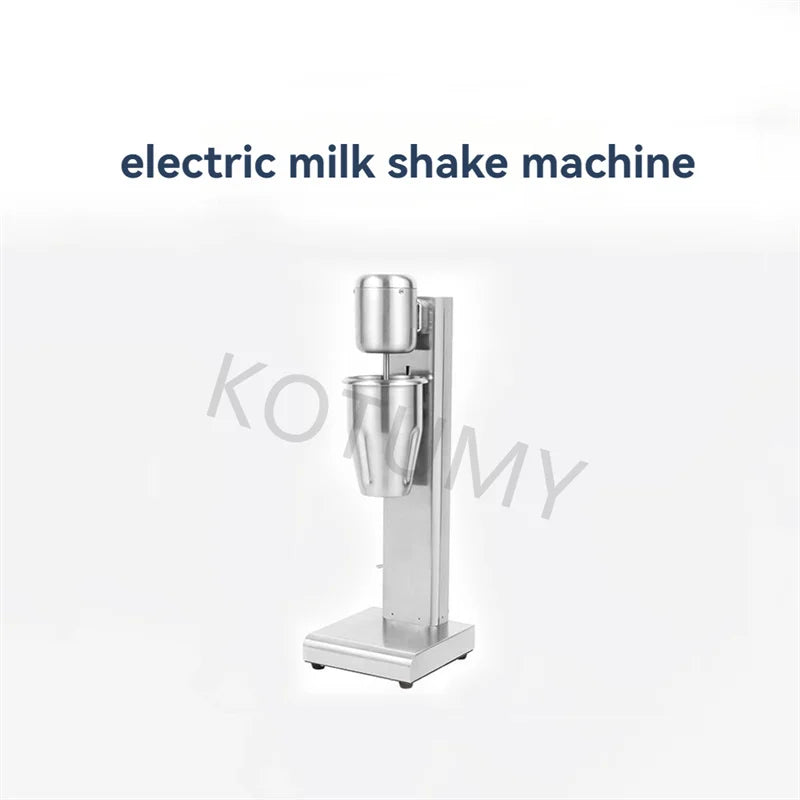 Stainless Steel Milkshake Machine Compact Electric Mixer For Home Kitchen Making Milkshake Smoothie Daily Drink Blending Equipme