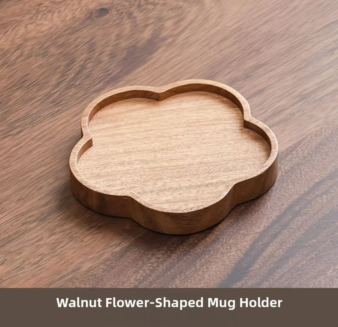 Chinese Style Walnut Wood Tea Tray Serving Plate Home Use  Wood Dry Pounding Table Tea Board Storage Wooden Tea Table Sn...