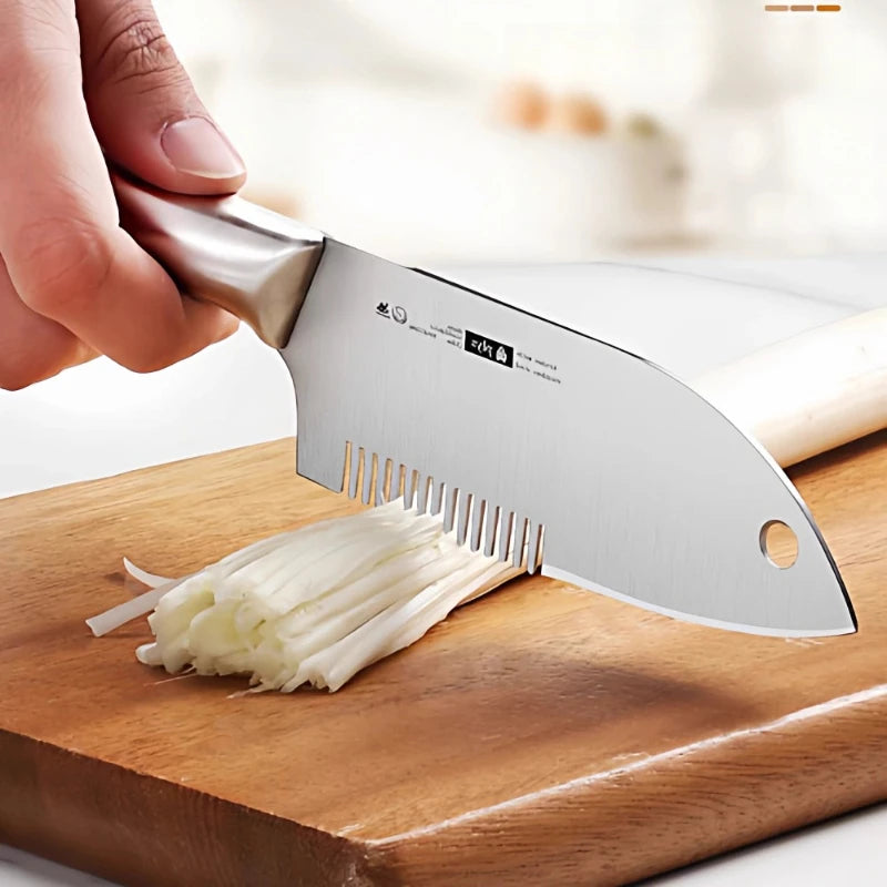New Stainless Steel Onion Cutter Shredder Slicer Multifunctional Tool for Green Onion Chopping Grating Practical Kitchen Tools