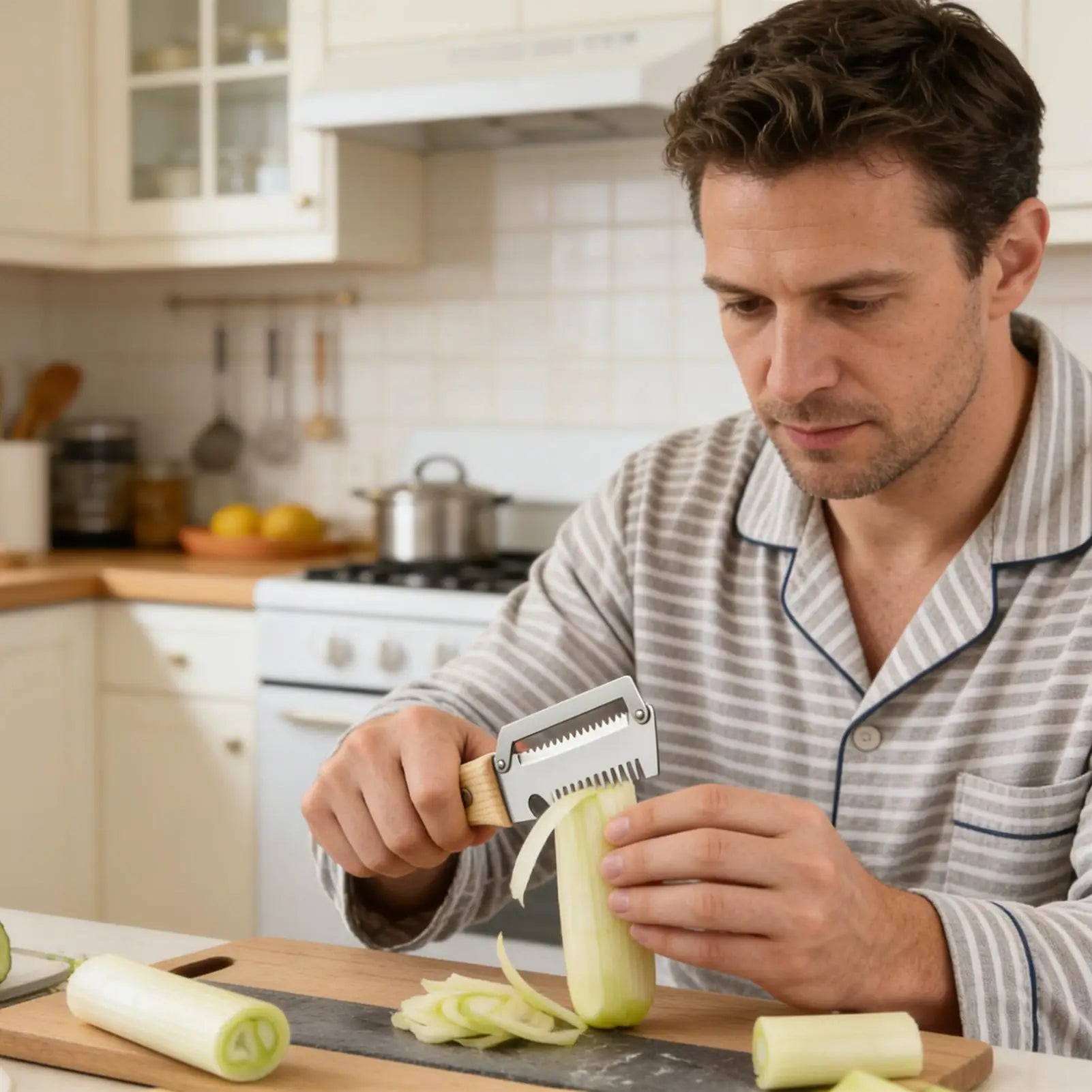 Vegetable Peeler 2 Pcs 3in1 Serrated Stainless Steel Strips Slicer Fruit Potato Carrot Grater Kitchen Gadget With Bottle Opener