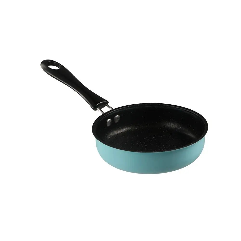 12cm Mini Non-stick Pan with Anti-stick Coating Professional Fry Egg Pan Lightweight Long Handle Omelette Pot Pancake