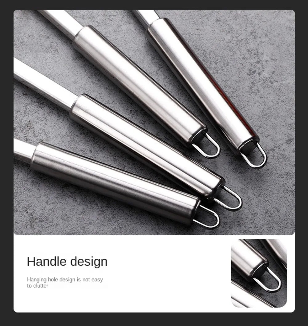 Durable Stainless Steel Wok Spatula Long Handle Kitchen Gadgets Kitchen Cooking Utensil Set Rice Spoon Ladle Cooking Tools
