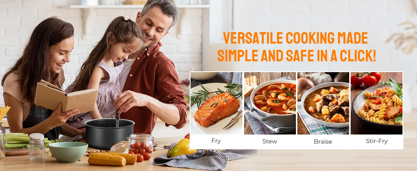 Non Stick Saucepan Set with Removable Handle and Sealing Lids, Non Stick Pot Set for Induction Hobs