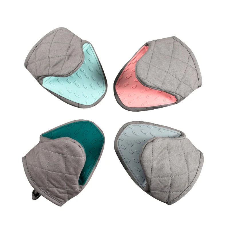 Silicone Anti-scalding Oven Gloves Mitts Potholder Kitchen Silicone Gloves Tray Dish Bowl Holder Baking Oven Glove Hand Clip