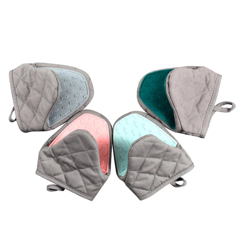 Silicone Anti-scalding Oven Gloves Mitts Potholder Kitchen Silicone Gloves Tray Dish Bowl Holder Baking Oven Glove Hand Clip
