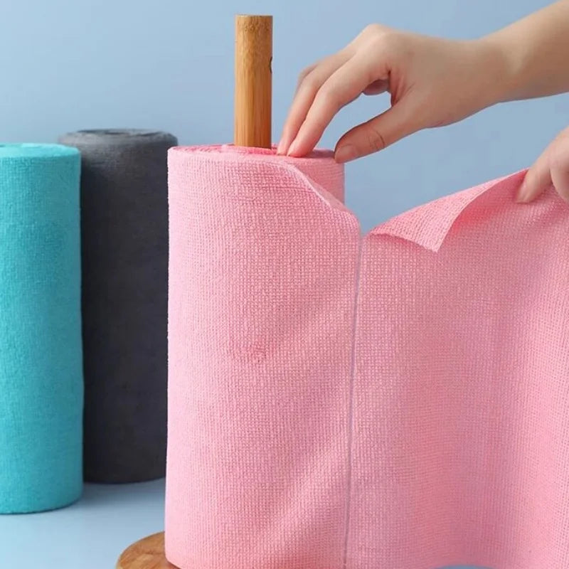 60Pcs Reusable Microfiber Cleaning Wipes Fast Drying Reusable High Absorbency Durable Kitchen Towels for Dishes