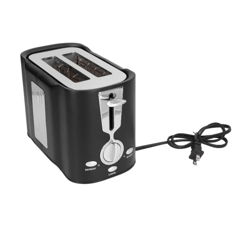 800W Thick Wide Slot Mini Toaster 2 Slices Simple Bread Toaster Breakfast Maker Machine For Home Use
